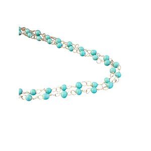 Turquoise Bead Long Chain